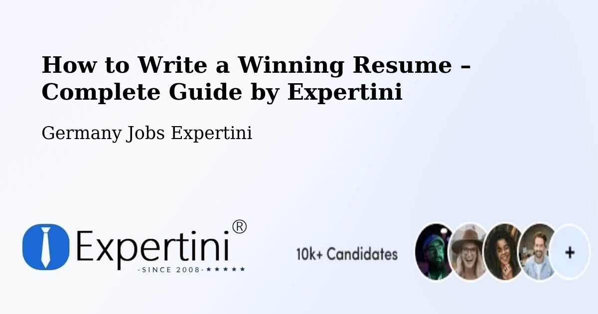 Resume Writing Guide for Job Seekers – Dormagen - Dormagen, Germany Jobs Expertini